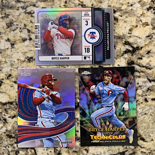 Topps chrome bryce harper - chrome,