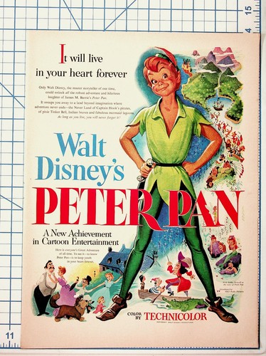 1953 walt disney peter pan - 1953,