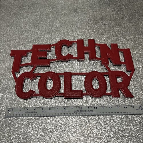 Vtg technicolor movie theatre - movie,